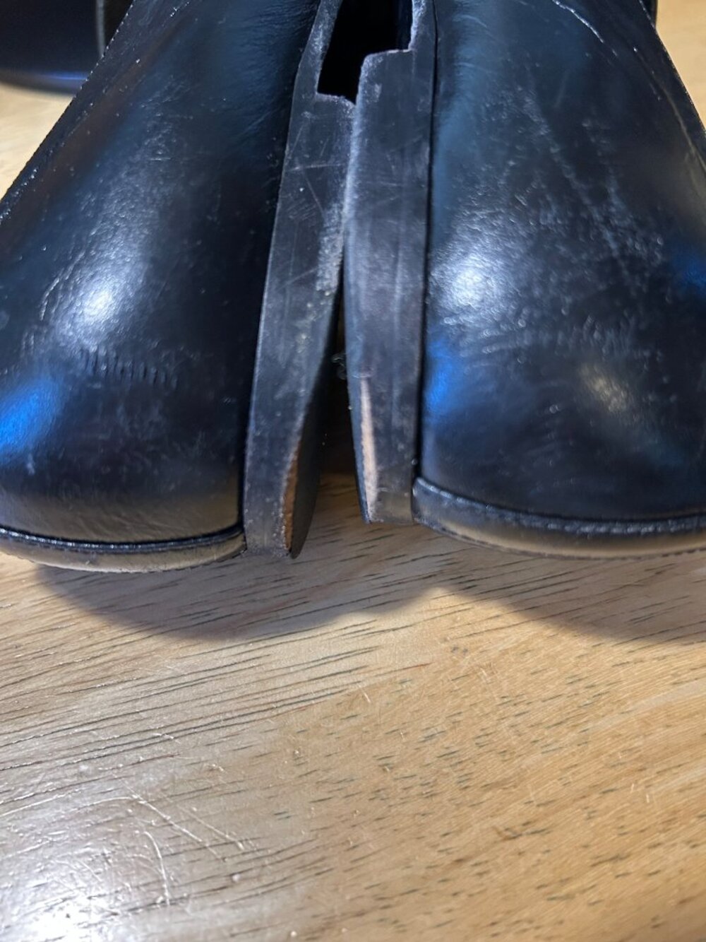 Authentic Womens Chanel Black Leather CC Flat Loafer Shoes 35.5 US/5 - Picture 16 of 16